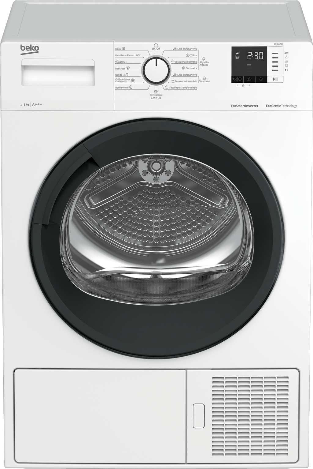 Máquina de Secar Roupa Bomba de Calor 8kg Beko