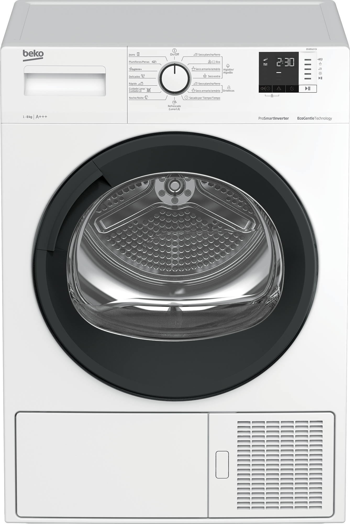 Máquina de Secar Roupa Bomba de Calor 8kg Beko