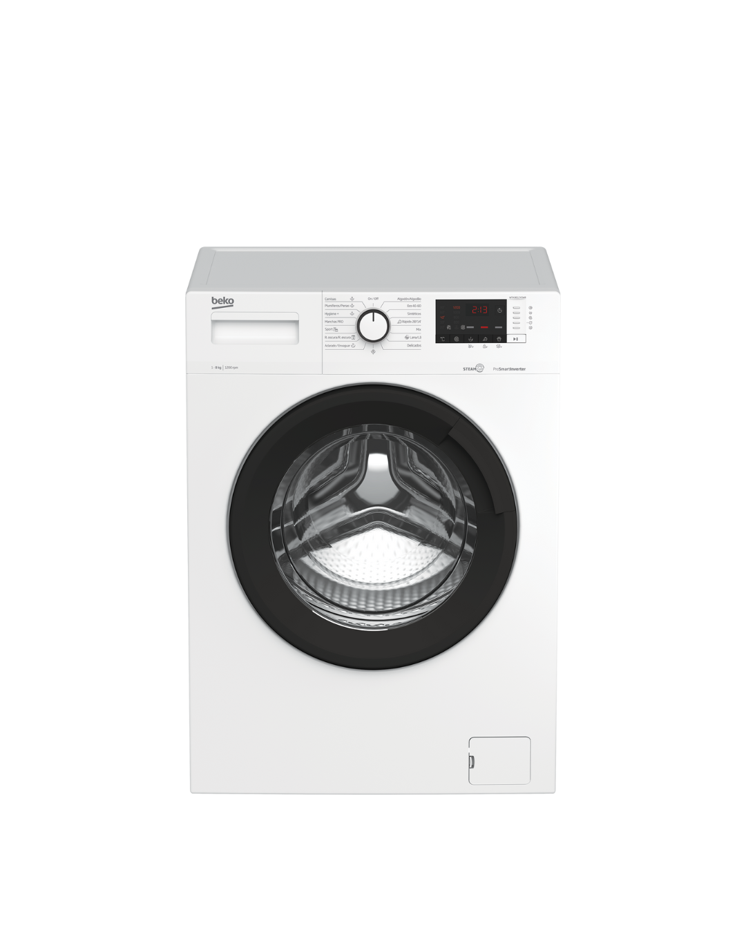 Máquina de Lavar Roupa Beko SteamCure 8kg 1200 rpm